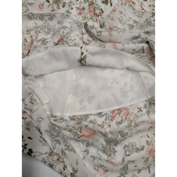 Frye Dress Womens XXL Floral Midi Button Front Prairie Boho Cottage Western Plus - Picture 10 of 14